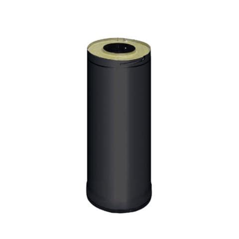 Harvia Sauna Wood Stove Chimney Extension, 500mm, Black Steel-Sauna Heater Accessories-Harvia-Nordica Sauna