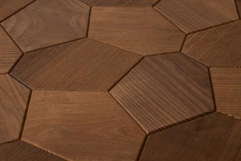 EmotionWalls Thermo-Ash, Hexagon, Wall Panel-Sauna Accessories-EmotionWalls-Thermo-ash-Nordica Sauna