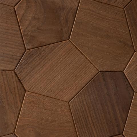 EmotionWalls Thermo-Ash, Hexagon, Wall Panel-Sauna Accessories-EmotionWalls-Thermo-ash-Nordica Sauna