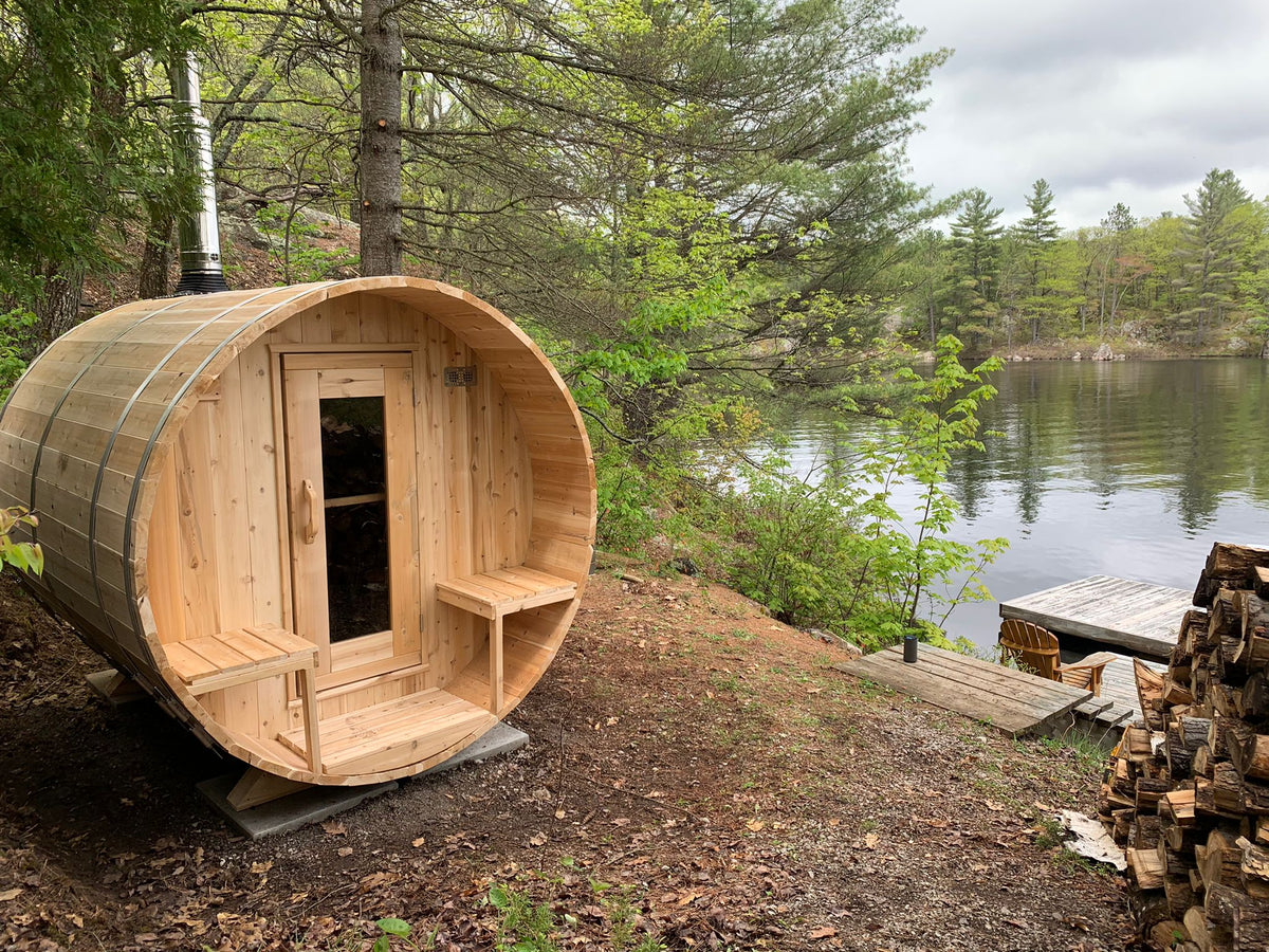 Dundalk CT Serenity 4 Person Barrel Sauna-Sauna-Dundalk Leisurecraft-None-Nordica Sauna