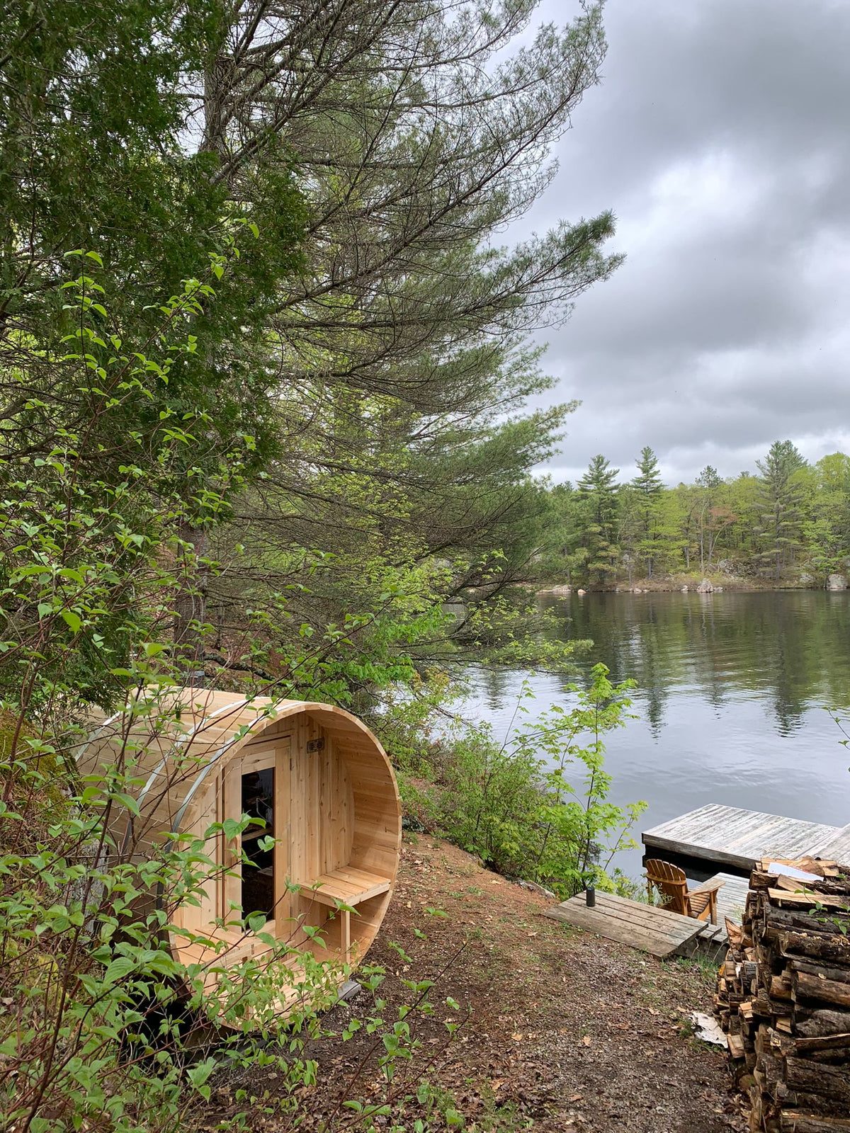 Dundalk CT Tranquility 6 Person Barrel Sauna-Sauna-Dundalk Leisurecraft-None-Nordica Sauna