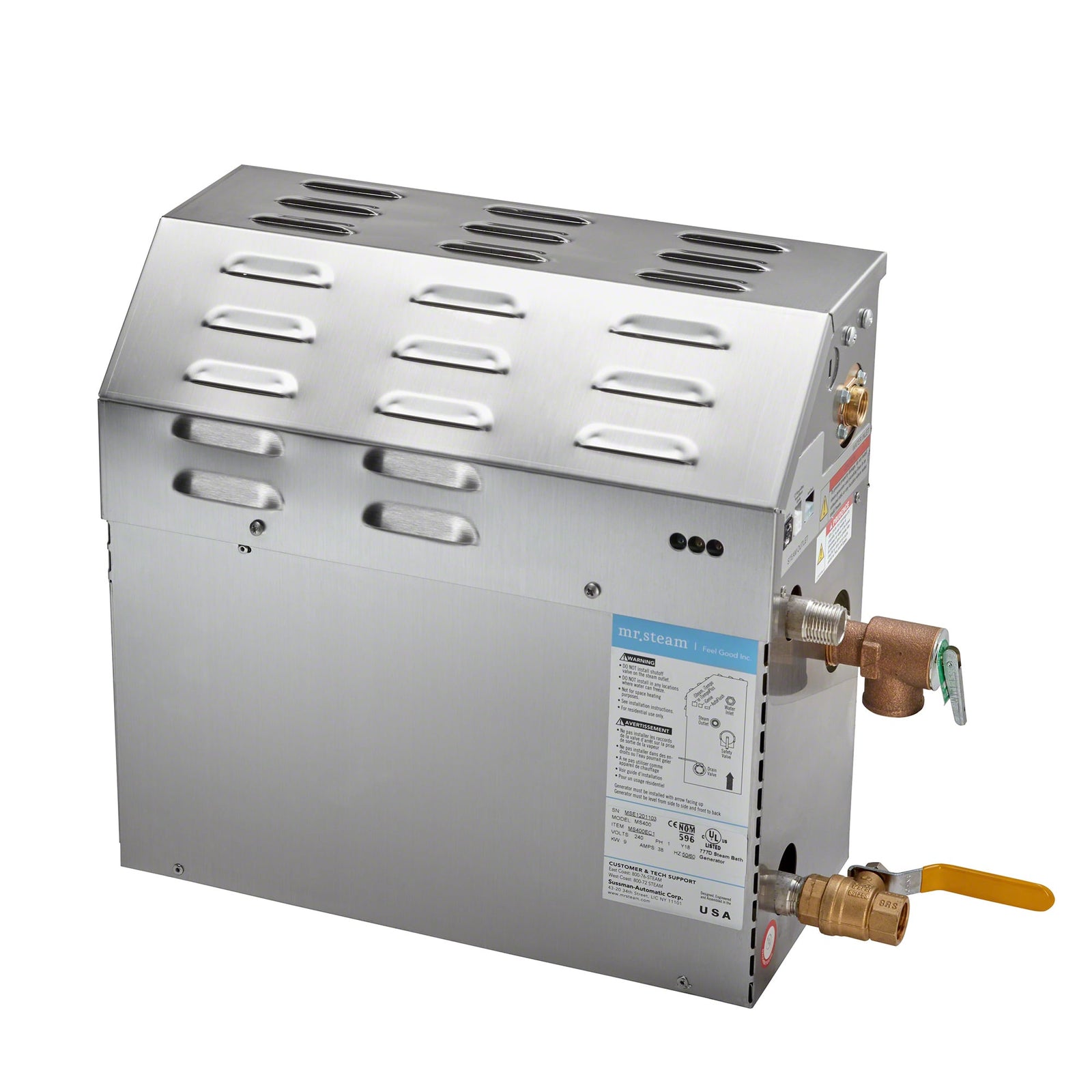 Mr. Steam eSeries 6kW Steam Bath Generator at 240V-Generators-Mr. Steam-Nordica Sauna