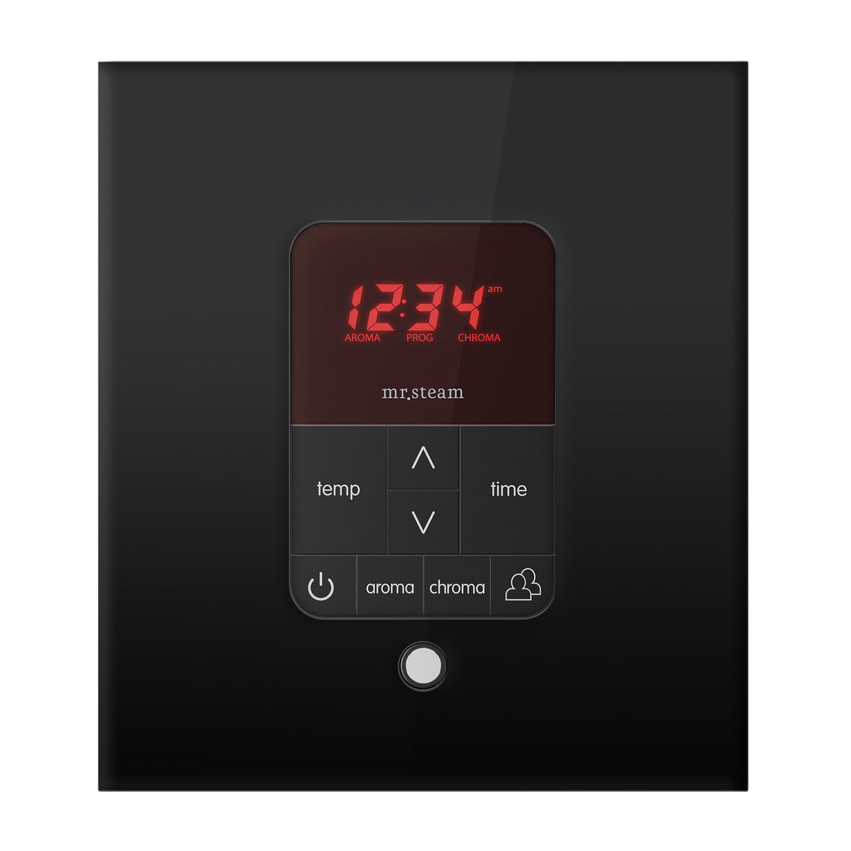 Mr. Steam iTempoPlus® Square Steam Shower Control-Steam Generator Controls-Mr. Steam-Brushed Bronze-Nordica Sauna