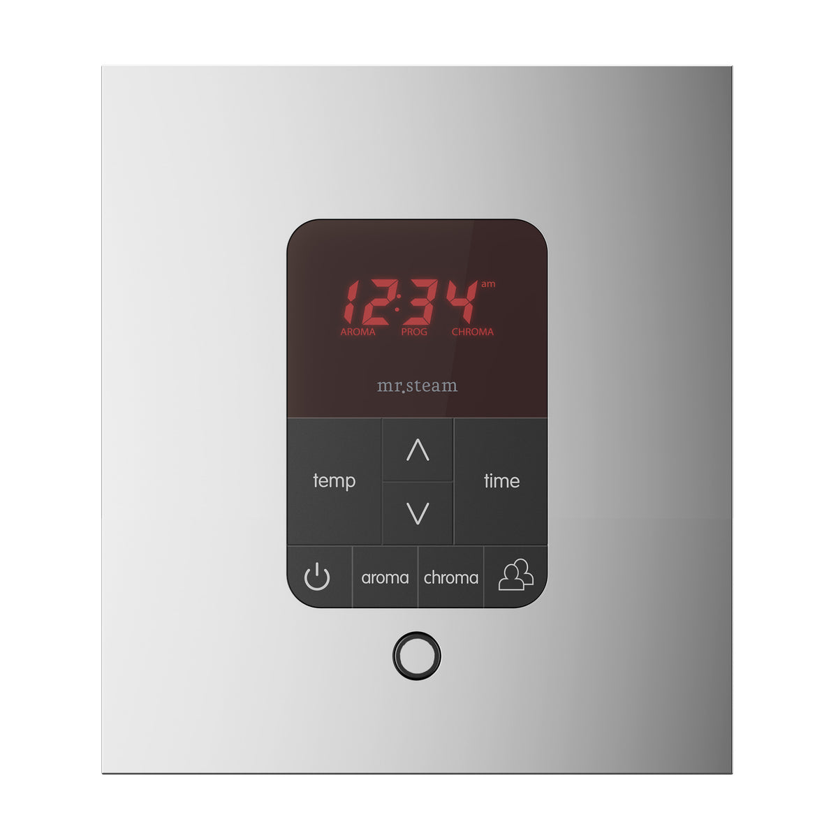 Mr. Steam iTempoPlus® Square Steam Shower Control-Steam Generator Controls-Mr. Steam-Brushed Bronze-Nordica Sauna