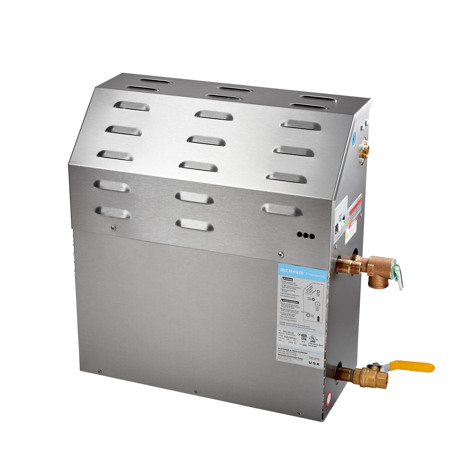 Mr. Steam eSeries 12kW Steam Bath Generator at 240V With Express Steam-Generators-Mr. Steam-Nordica Sauna