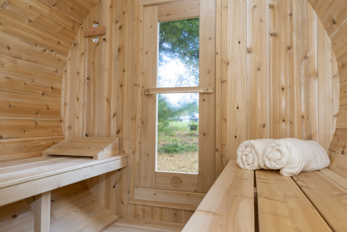 Dundalk CT Tranquility 6 Person Barrel Sauna-Sauna-Dundalk Leisurecraft-None-Nordica Sauna