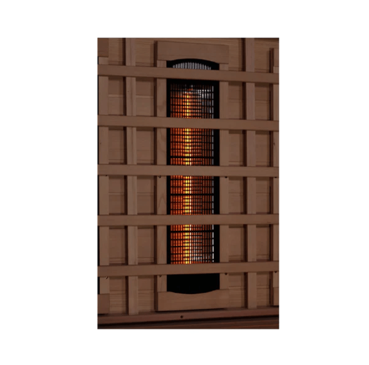 Golden Designs 3-Person Full Spectrum PureTech™ Near Zero EMF FAR Infrared Sauna with Himalayan Salt Bar & Canadian Hemlock | GDI-8230-01-Sauna-Golden Designs-Nordica Sauna