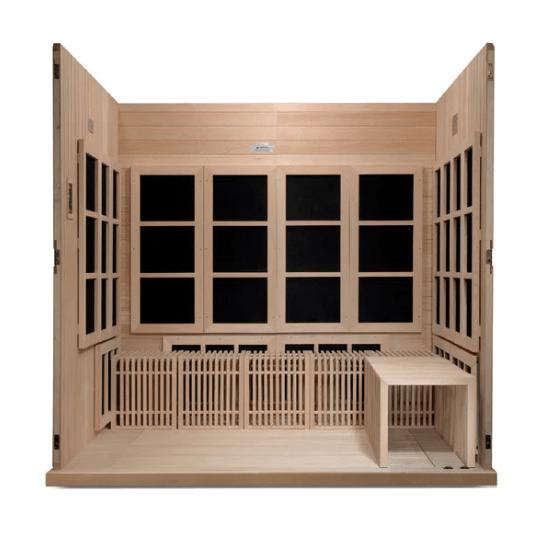 Golden Designs Dynamic "Catalonia" 8-Person Near Zero EMF Wheel Chair Sauna | GDI-6880-01-Sauna-Golden Designs-Nordica Sauna