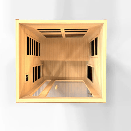 Golden Designs Dynamic "Cordoba Elite" 2-Person Ultra Low EMF FAR Infrared Sauna | DYN-6203-01 Elite-Sauna-Golden Designs-Nordica Sauna