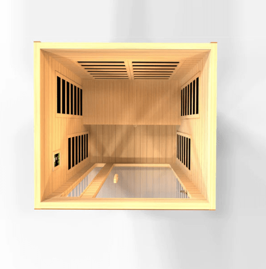 Golden Designs Dynamic "Cordoba" 2-Person Low EMF FAR Infrared Sauna | DYN-6203-01-Sauna-Golden Designs-Nordica Sauna