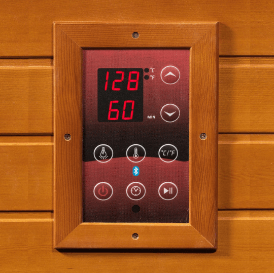 Golden Designs Dynamic "Heming Elite" 2-Person Ultra Low EMF FAR Infrared Sauna | DYN-6225-02 Elite (Corner Unit)-Sauna-Golden Designs-Nordica Sauna
