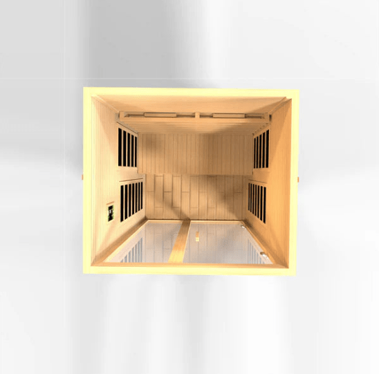 Golden Designs Dynamic "Santiago Full Spectrum" 2-Person Full Spectrum Infrared Sauna | DYN-6209-03 FS-Sauna-Golden Designs-Nordica Sauna