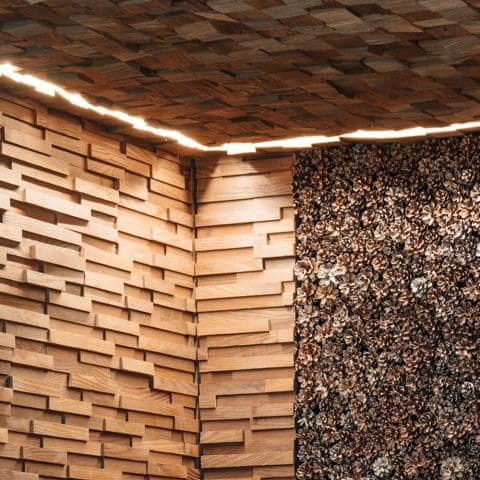 EmotionWalls Thermo-Ash, Square 58, Wall Panel-Sauna Accessories-EmotionWalls-Thermo-ash-Nordica Sauna
