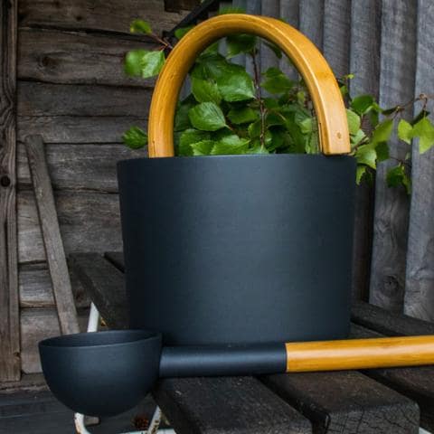Kolo Sauna Set 2-Sauna Accessories-KOLO-Black-Nordica Sauna