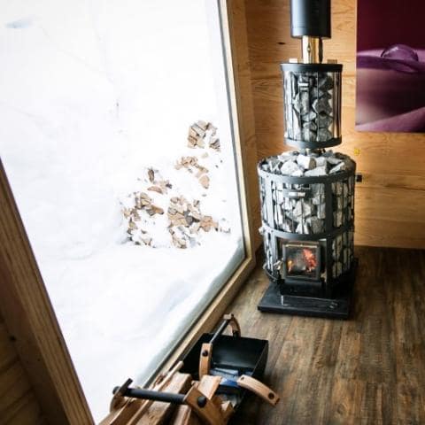 Harvia Smoke Pipe Cover, Legend Series, Black Steel-Sauna Heater Accessories-Harvia-Nordica Sauna