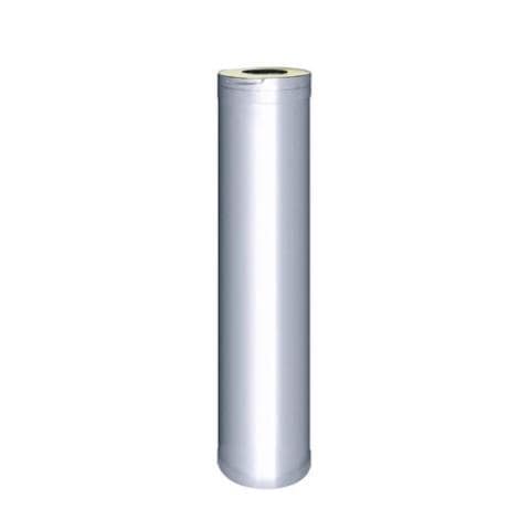 Harvia Sauna Wood Stove Chimney Extension, 1000mm, Stainless Steel-Sauna Heater Accessories-Harvia-Nordica Sauna