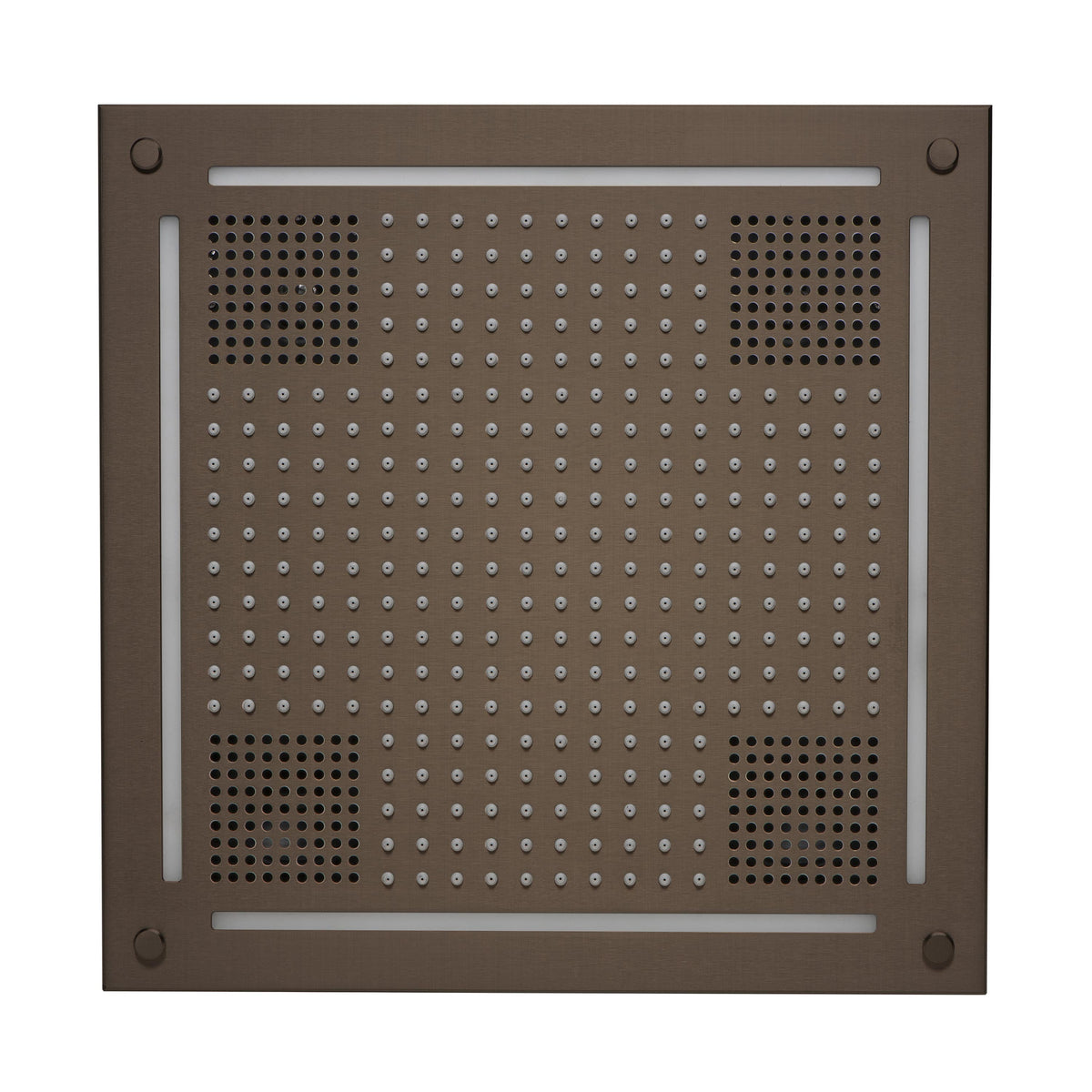 ThermaSol Hydrovive Light, Sound, Rain system Square-Steam Shower Controls & Accessories-ThermaSol-Oil Rubbed Bronze-Nordica Sauna