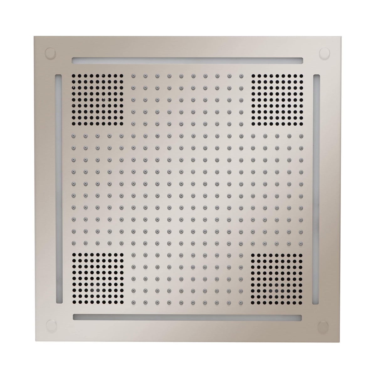 ThermaSol Hydrovive Light, Sound, Rain system Square-Steam Shower Controls & Accessories-ThermaSol-Polished Nickel-Nordica Sauna