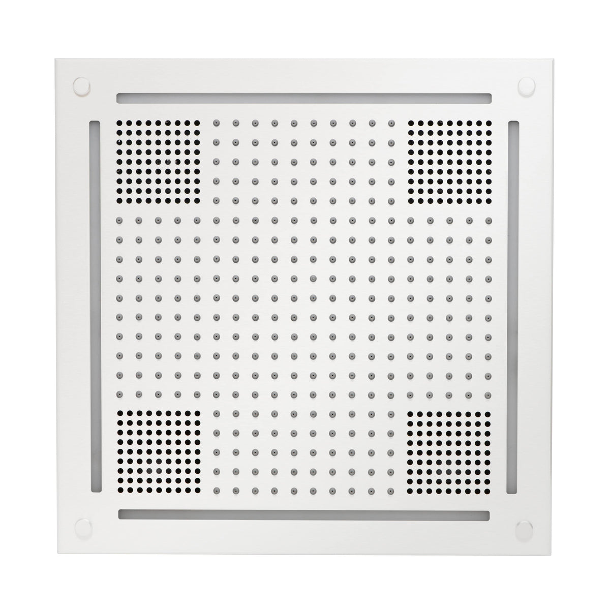 ThermaSol Hydrovive Light, Sound, Rain system Square-Steam Shower Controls & Accessories-ThermaSol-White-Nordica Sauna