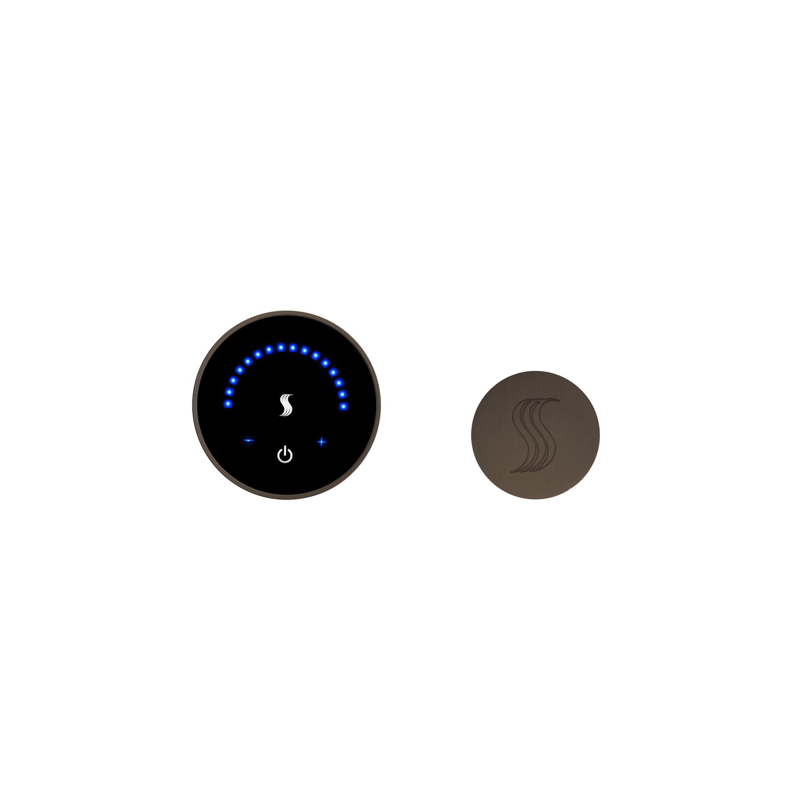ThermaSol MicroTouch Kit Round-Steam Shower Controls & Accessories-ThermaSol-Oil Rubbed Bronze-Nordica Sauna
