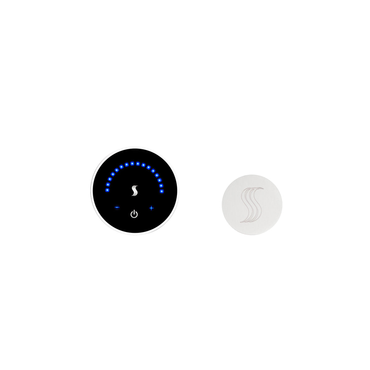 ThermaSol MicroTouch Kit Round-Steam Shower Controls & Accessories-ThermaSol-White-Nordica Sauna