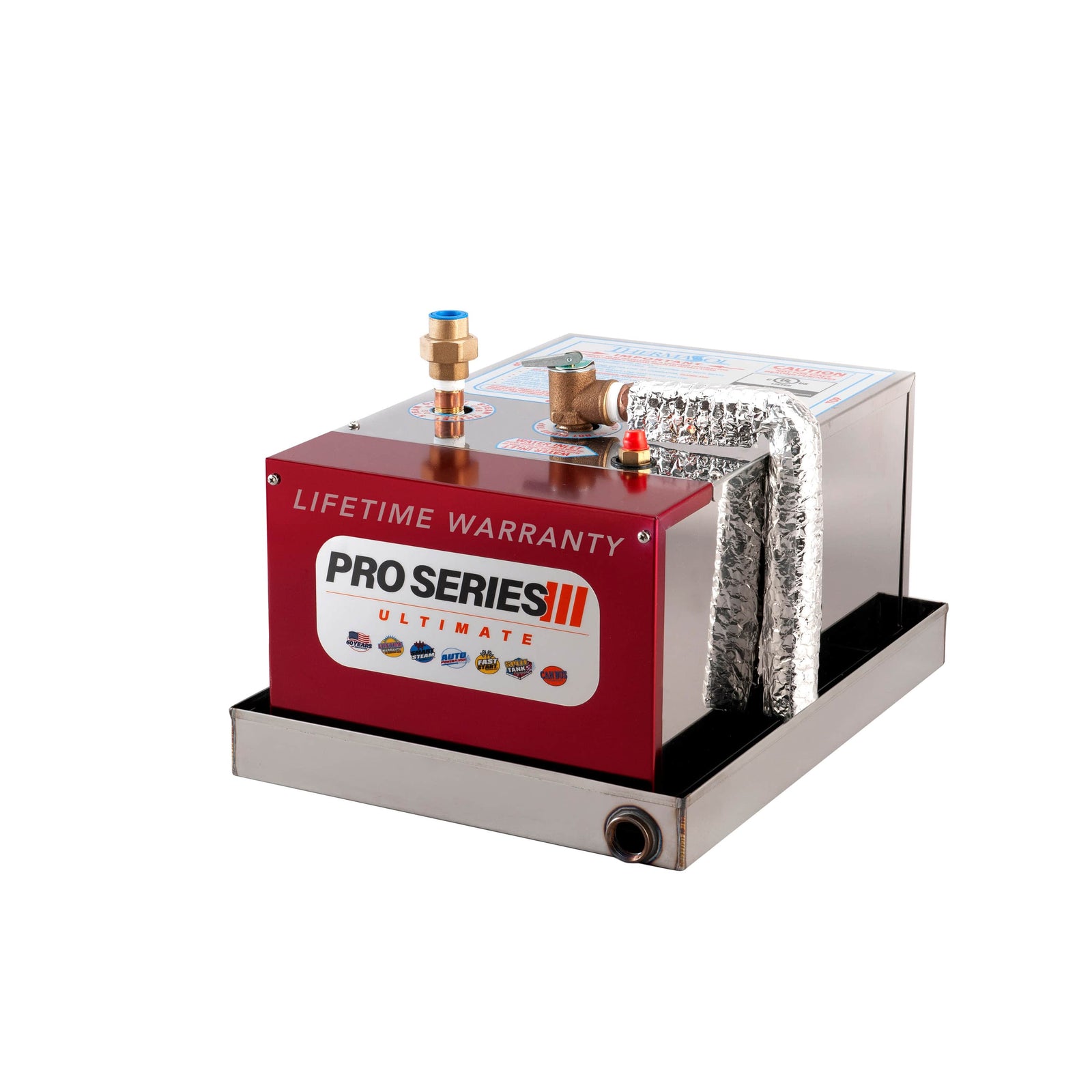 ThermaSol PROIII-1200 Pro Series Ultimate with Fast Start, powerflush, and Smart Steam - 1200-Steam Shower Generators-ThermaSol-Nordica Sauna