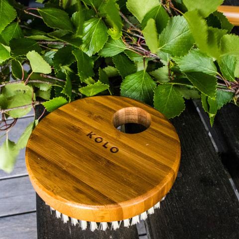 Kolo Sauna Brush 1-Sauna Accessories-KOLO-Natural-Nordica Sauna