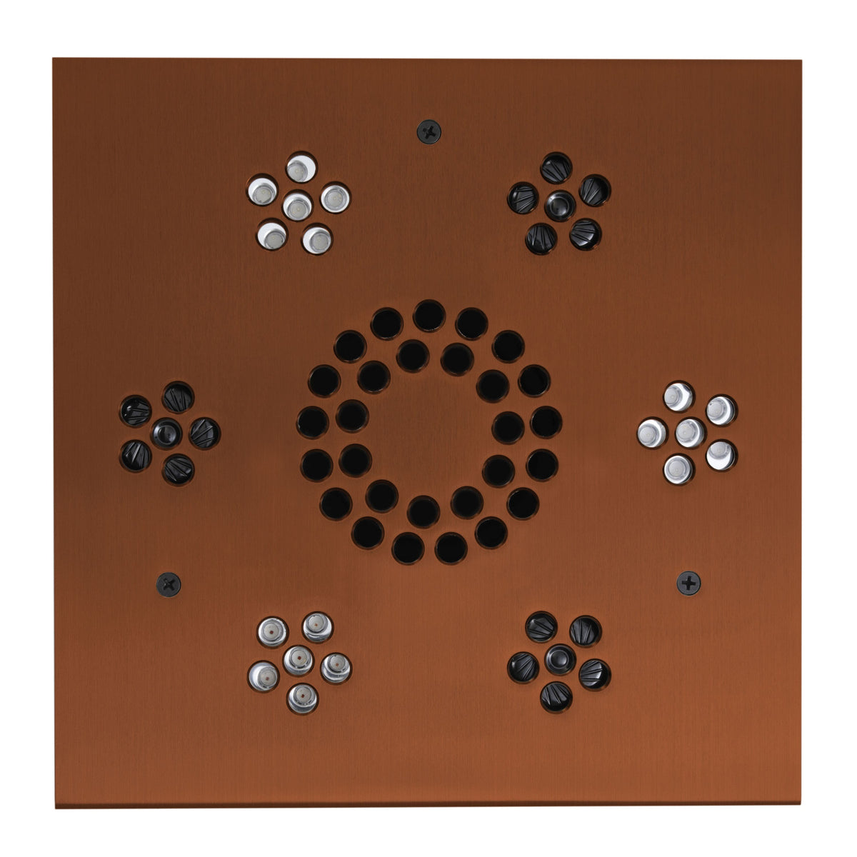ThermaSol Serenity Light and Music System Modern-Steam Shower Controls & Accessories-ThermaSol-Antique Copper-Nordica Sauna
