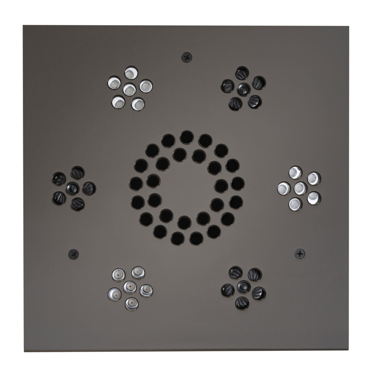 ThermaSol Serenity Light and Music System Modern-Steam Shower Controls & Accessories-ThermaSol-Black Nickel-Nordica Sauna