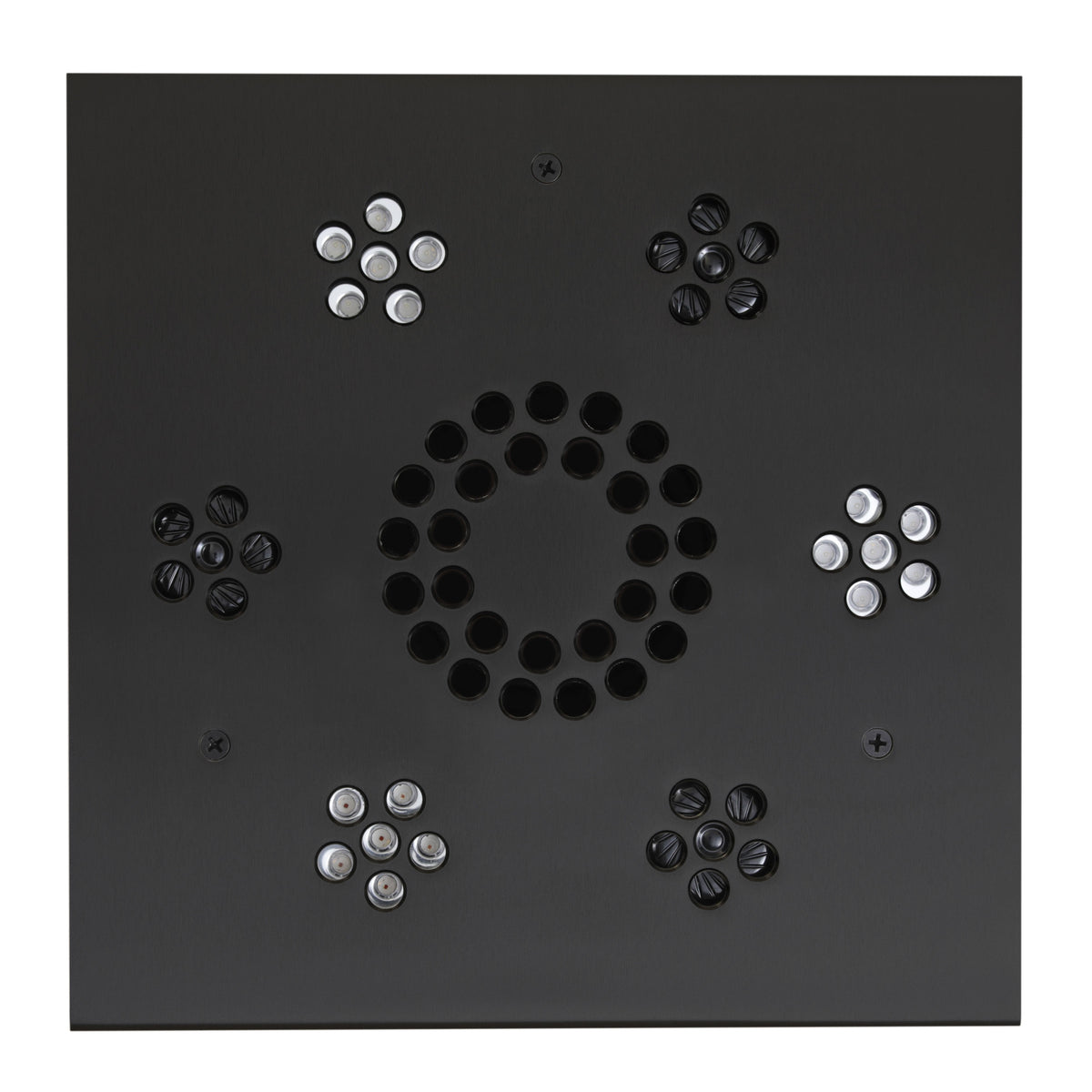 ThermaSol Serenity Light and Music System Modern-Steam Shower Controls & Accessories-ThermaSol-Matte Black-Nordica Sauna