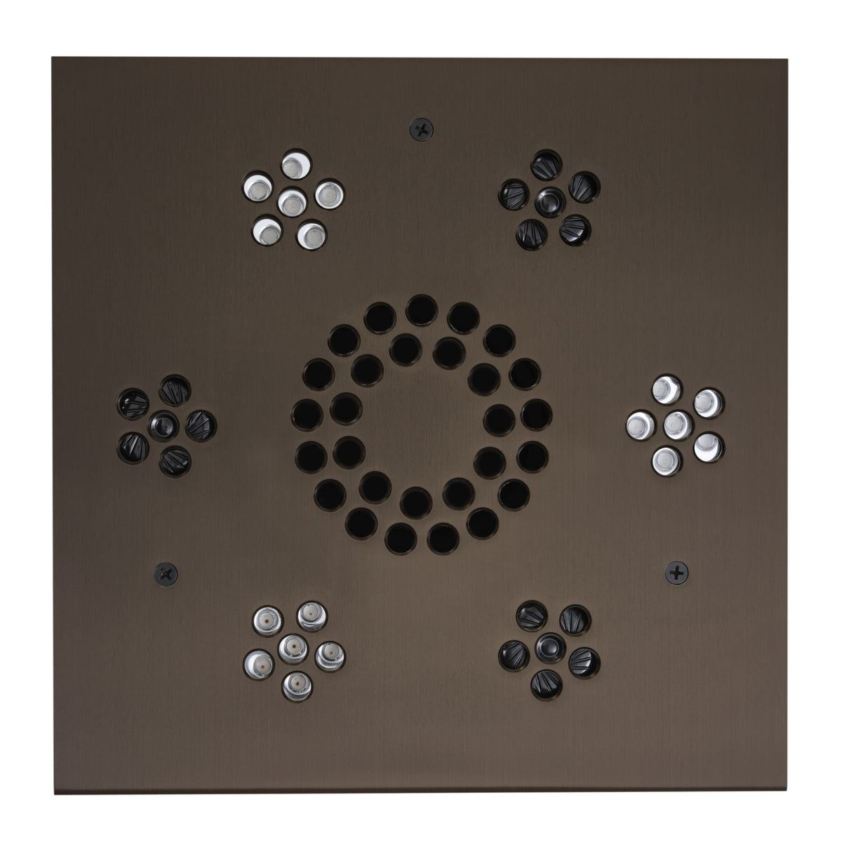 ThermaSol Serenity Light and Music System Modern-Steam Shower Controls & Accessories-ThermaSol-Oil Rubbed Bronze-Nordica Sauna