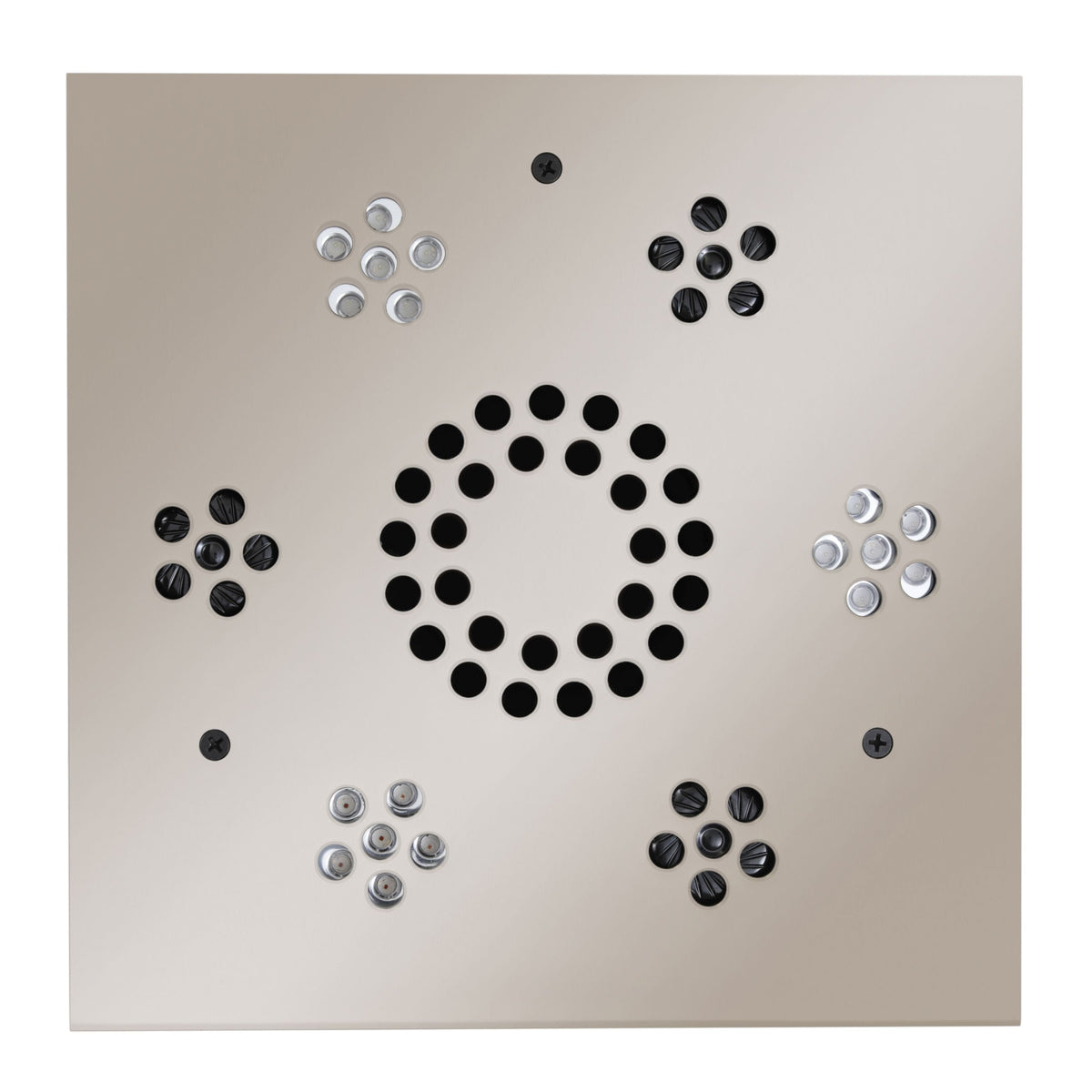 ThermaSol Serenity Light and Music System Modern-Steam Shower Controls & Accessories-ThermaSol-Polished Nickel-Nordica Sauna