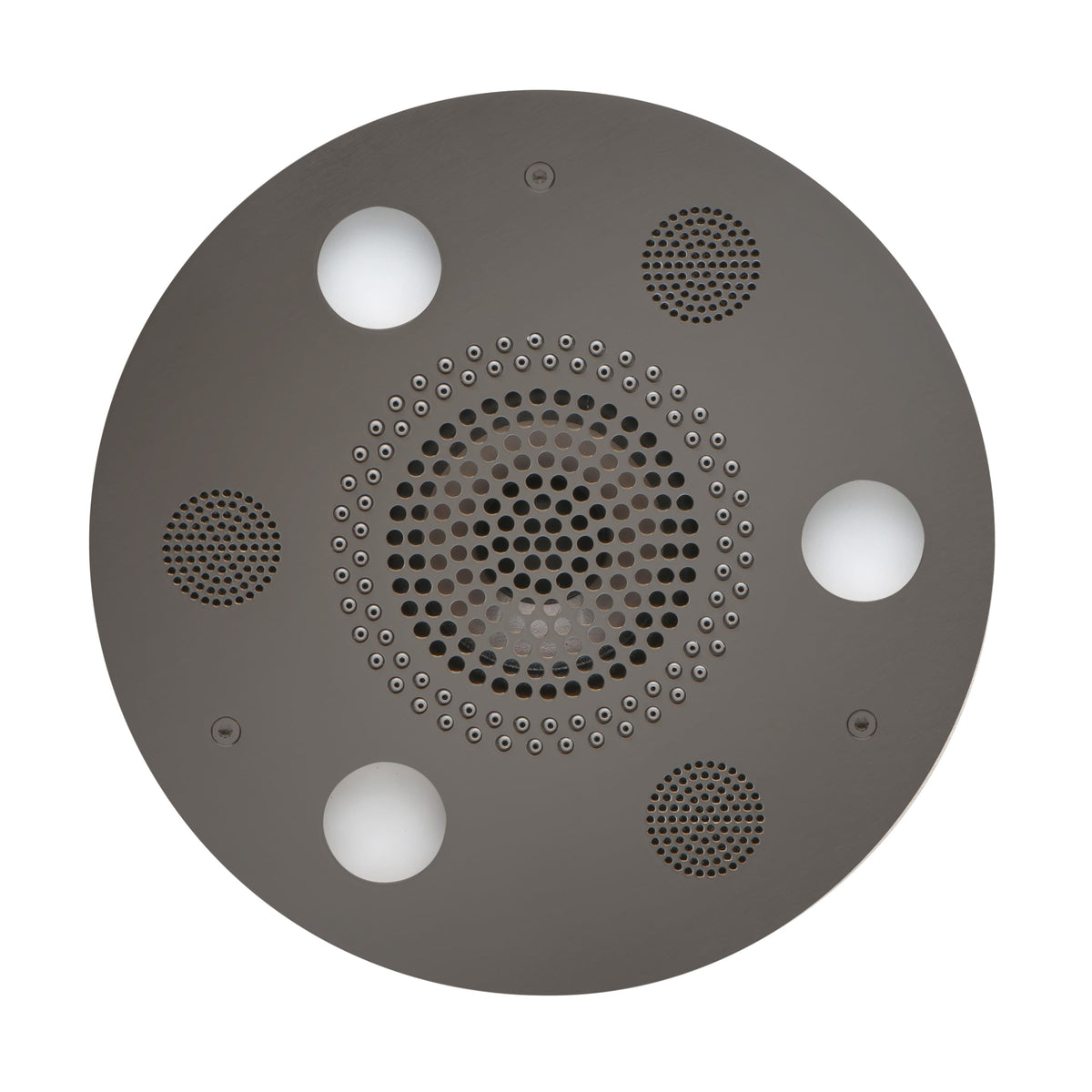 ThermaSol Serenity Light, Sound, Rain System Round-Steam Shower Controls & Accessories-ThermaSol-Black Nickel-Nordica Sauna