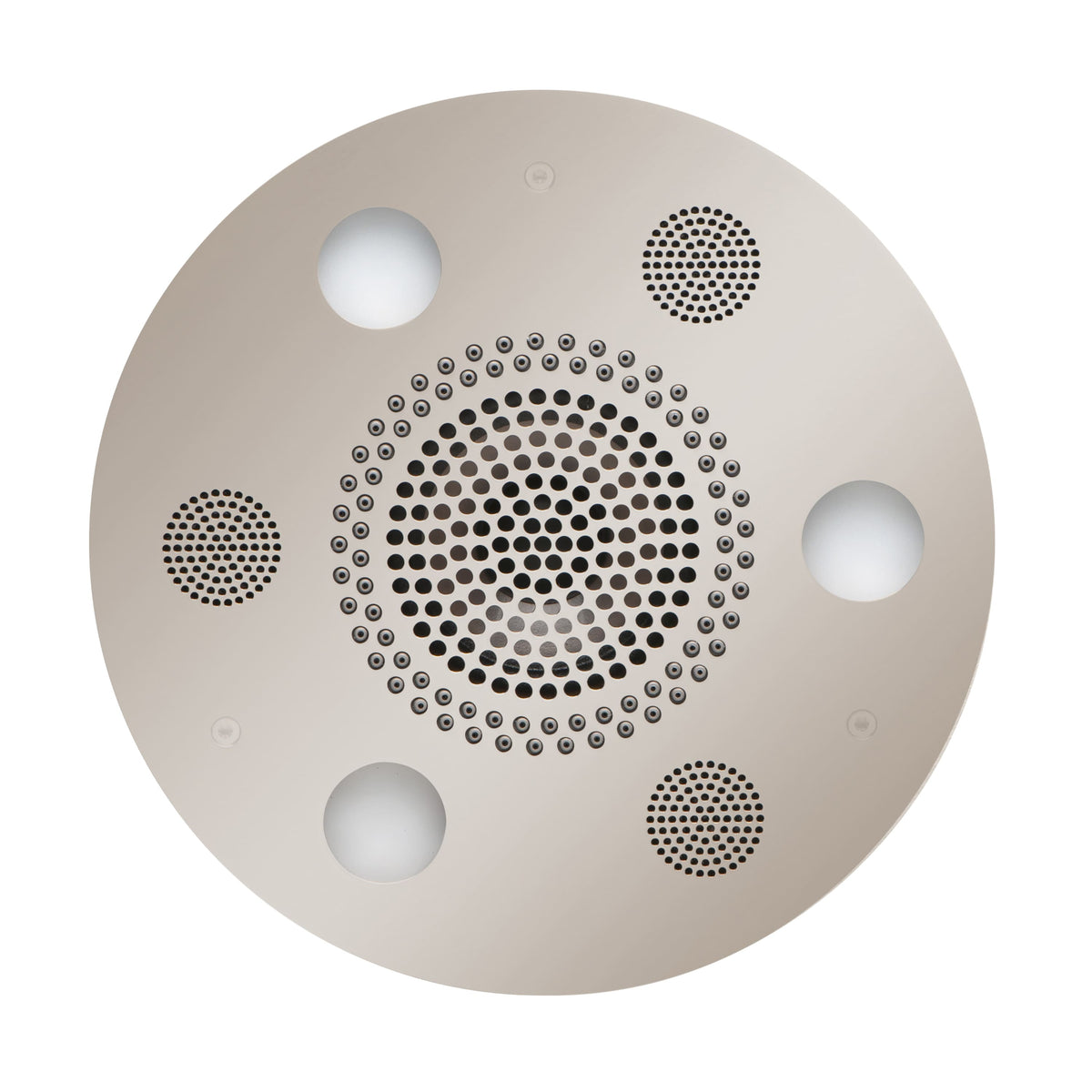 ThermaSol Serenity Light, Sound, Rain System Round-Steam Shower Controls & Accessories-ThermaSol-Polished Nickel-Nordica Sauna
