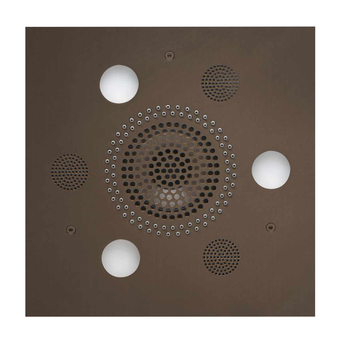 ThermaSol Serenity Light, Sound, Rain System Square-Steam Shower Controls & Accessories-ThermaSol-Oil Rubbed Bronze-Nordica Sauna