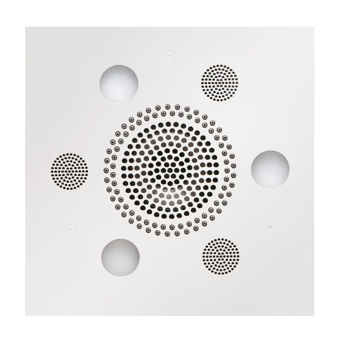 ThermaSol Serenity Light, Sound, Rain System Square-Steam Shower Controls & Accessories-ThermaSol-White-Nordica Sauna