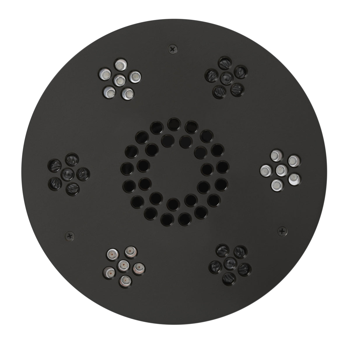 ThermaSol Serenity Light and Music System Traditional-Steam Shower Controls & Accessories-ThermaSol-Matte Black-Nordica Sauna