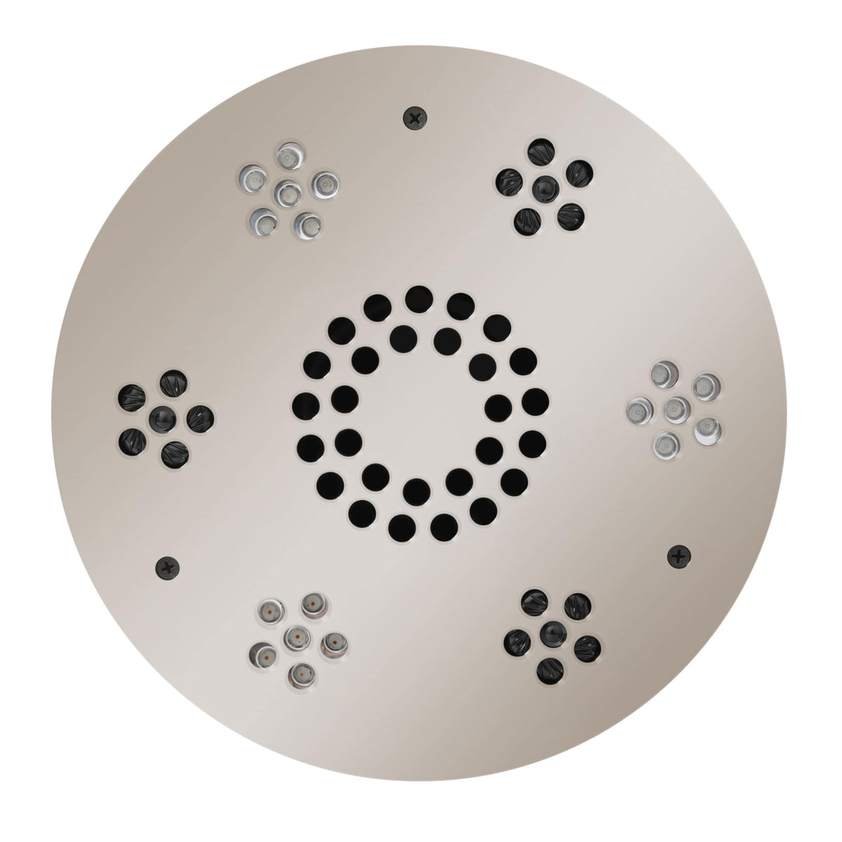 ThermaSol Serenity Light and Music System Traditional-Steam Shower Controls & Accessories-ThermaSol-Polished Nickel-Nordica Sauna