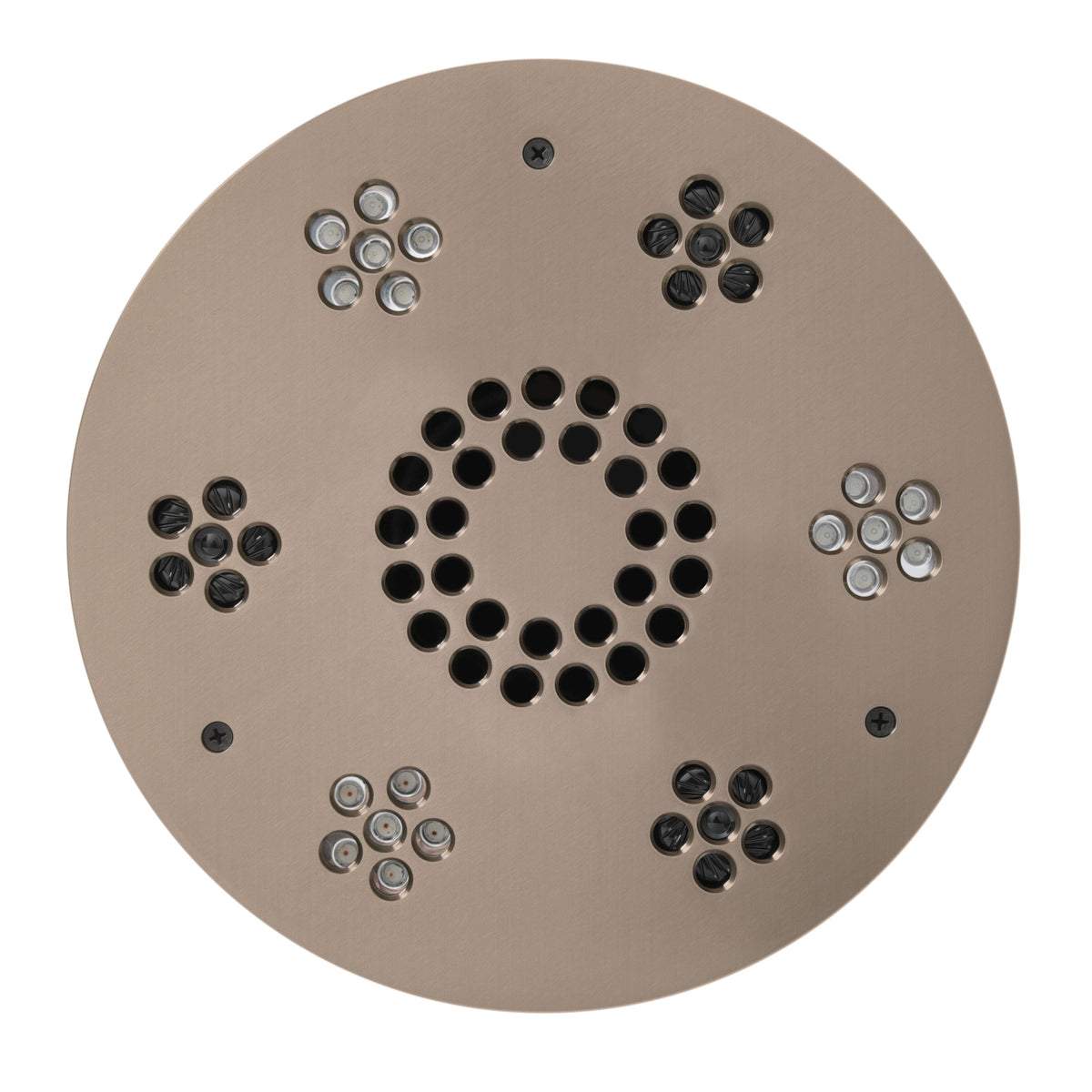 ThermaSol Serenity Light and Music System Traditional-Steam Shower Controls & Accessories-ThermaSol-Satin Nickel-Nordica Sauna