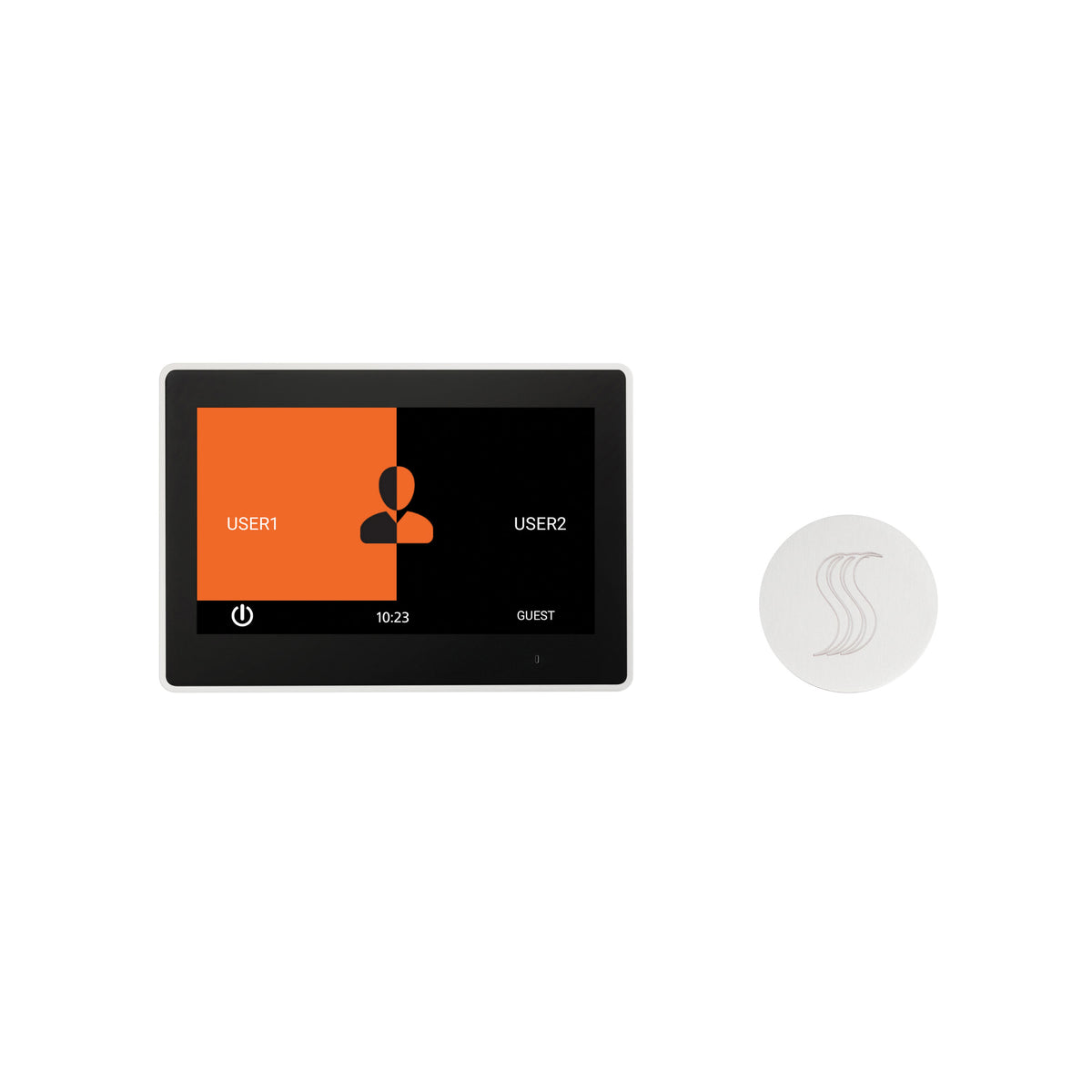 ThermaSol ThermaTouch 10" Control Kit Round-Steam Shower Controls & Accessories-ThermaSol-White-Nordica Sauna