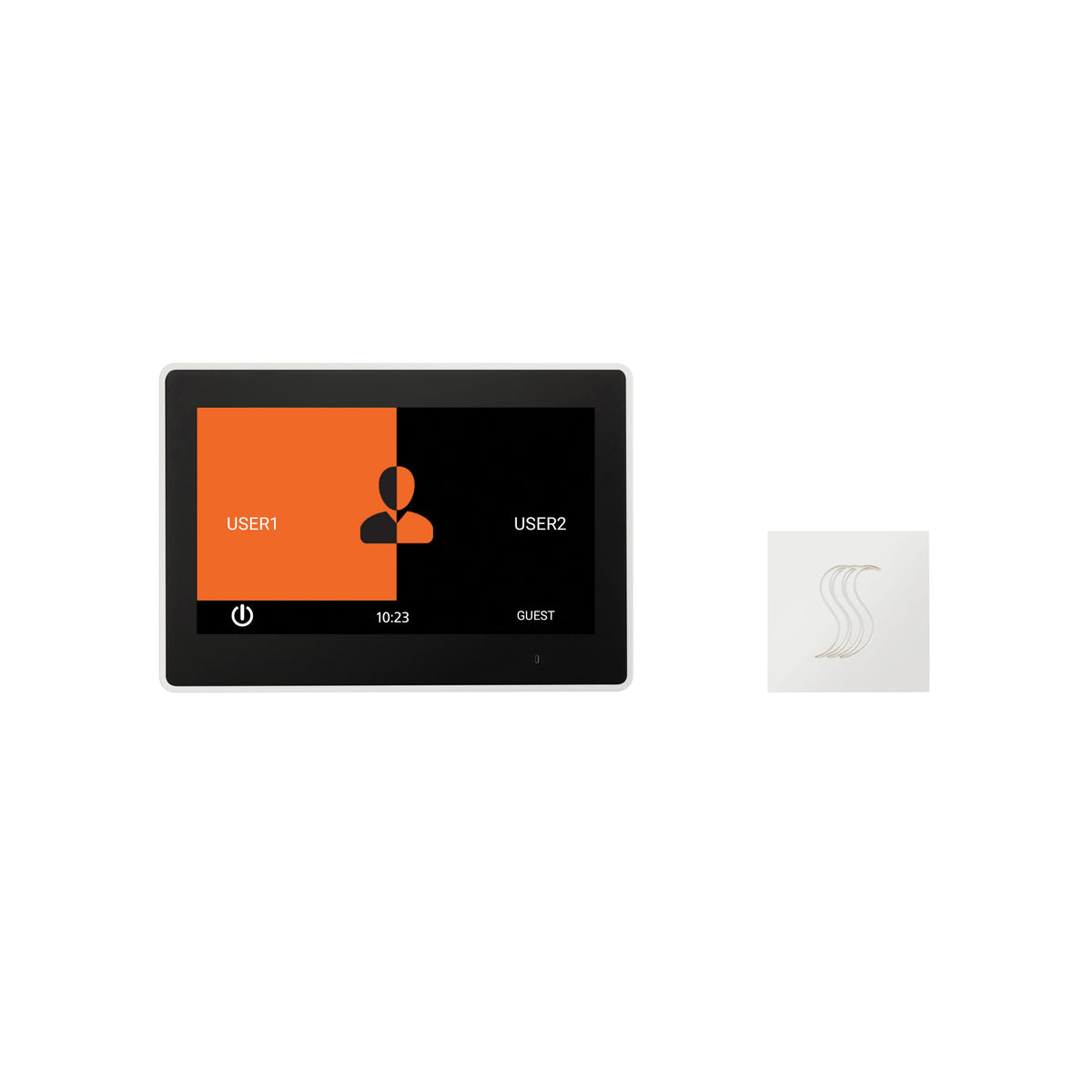 ThermaSol ThermaTouch 10" Control Kit Square-Steam Shower Controls & Accessories-ThermaSol-White-Nordica Sauna