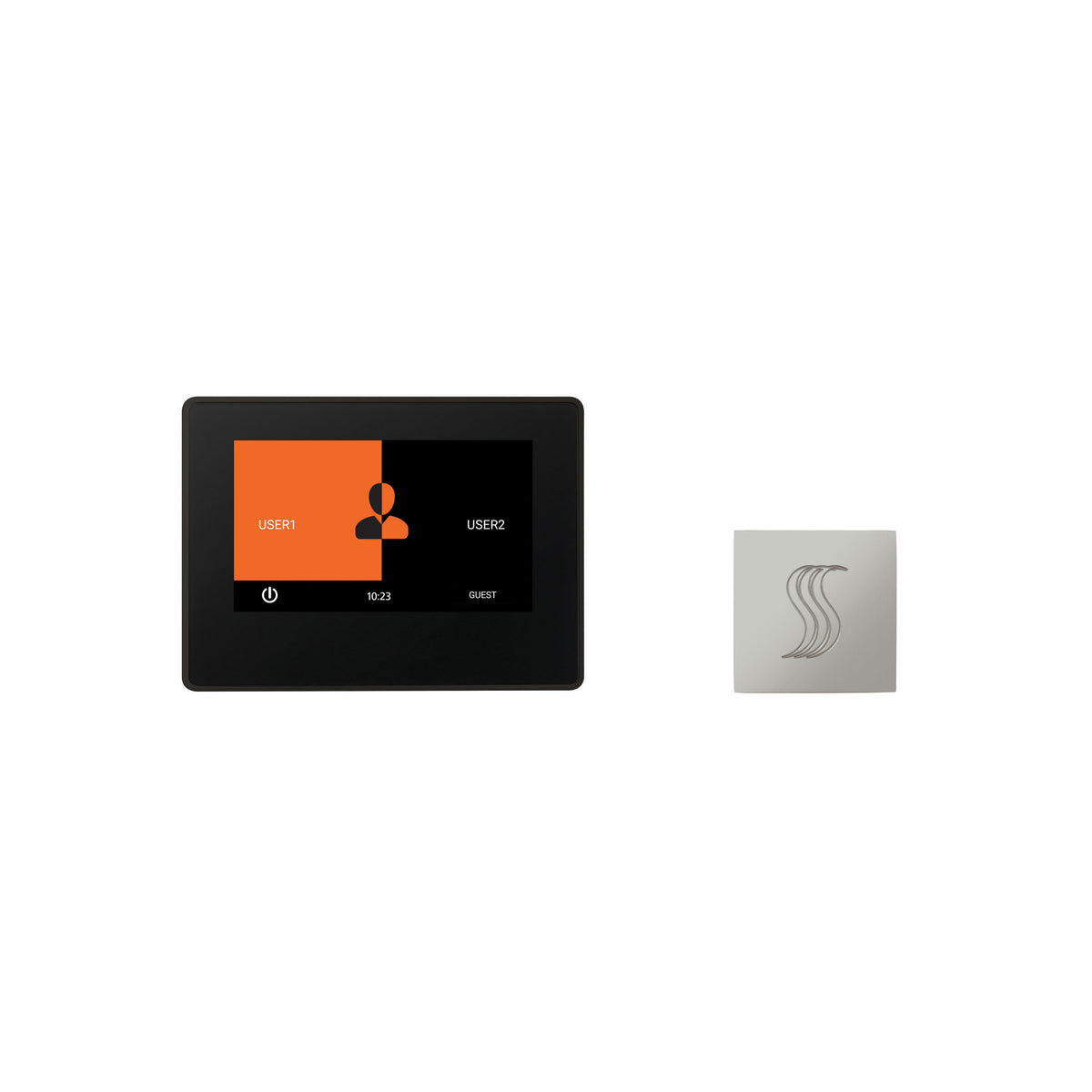 ThermaSol ThermaTouch 7" Control and Steam Head Kit Square-Steam Shower Controls & Accessories-ThermaSol-Polished Chrome-Nordica Sauna